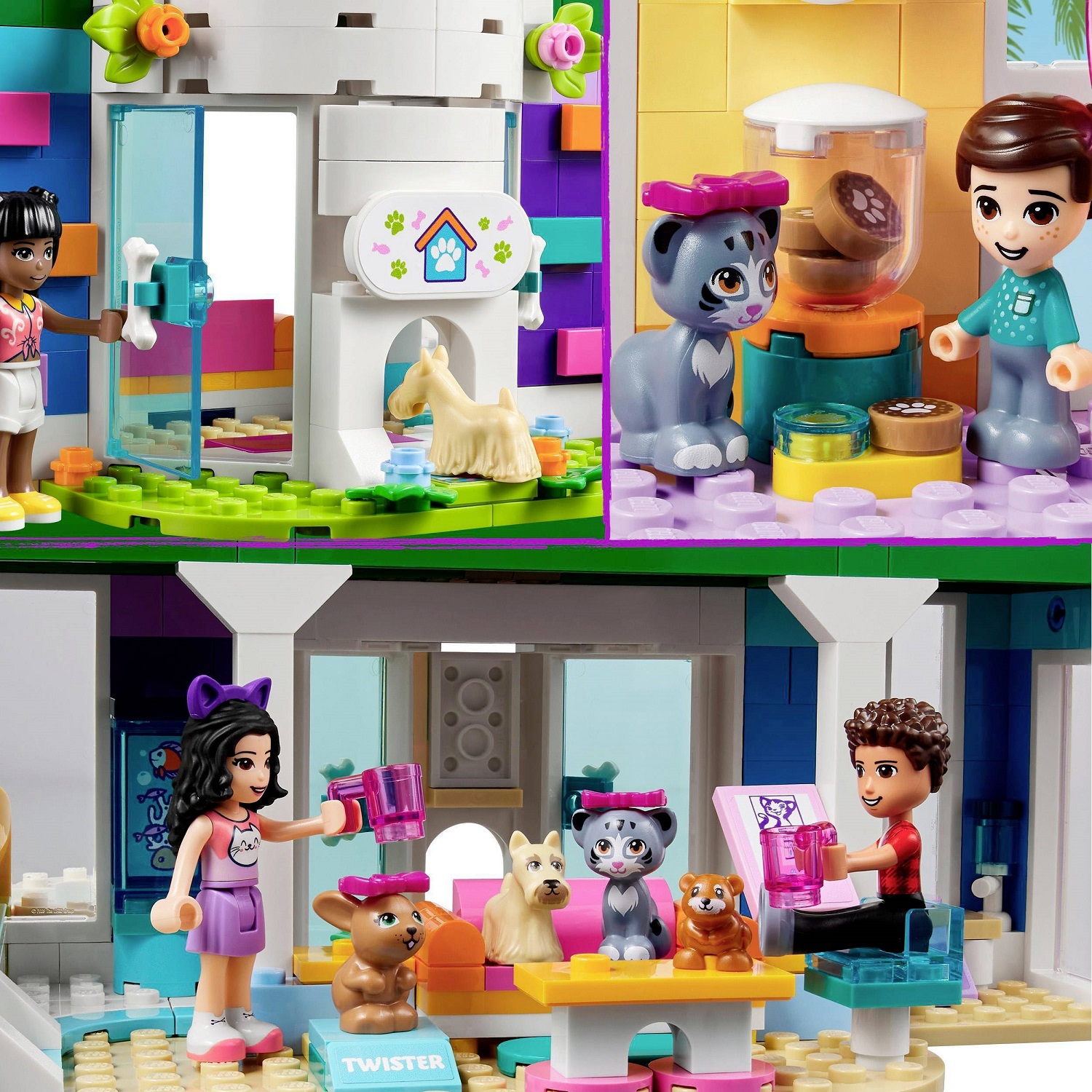 Конструктор LEGO Friends Зоогостиница, 593 деталей (41718) - фото 5