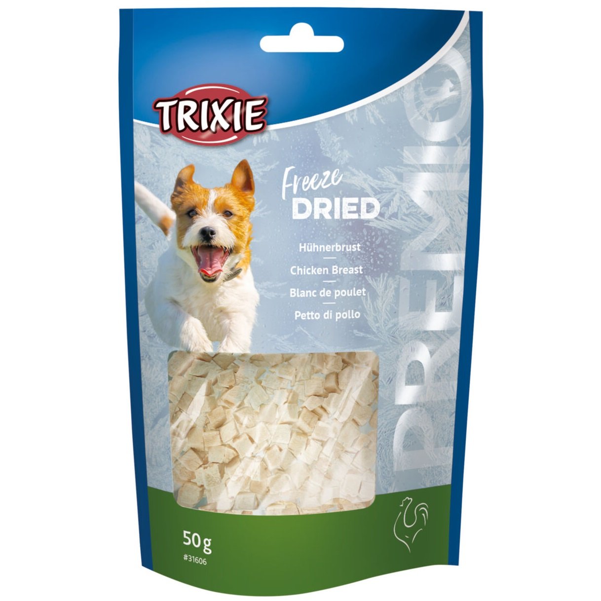 Лакомства для собак Trixie Premio Freeze Dried, куриная грудка, 50 г (31606) - фото 1