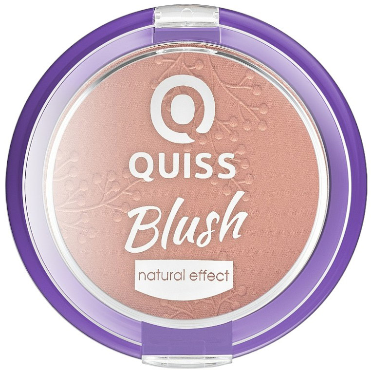 Рум'яна для обличчя Quiss Blush Natural Effect №4 12 г - фото 1