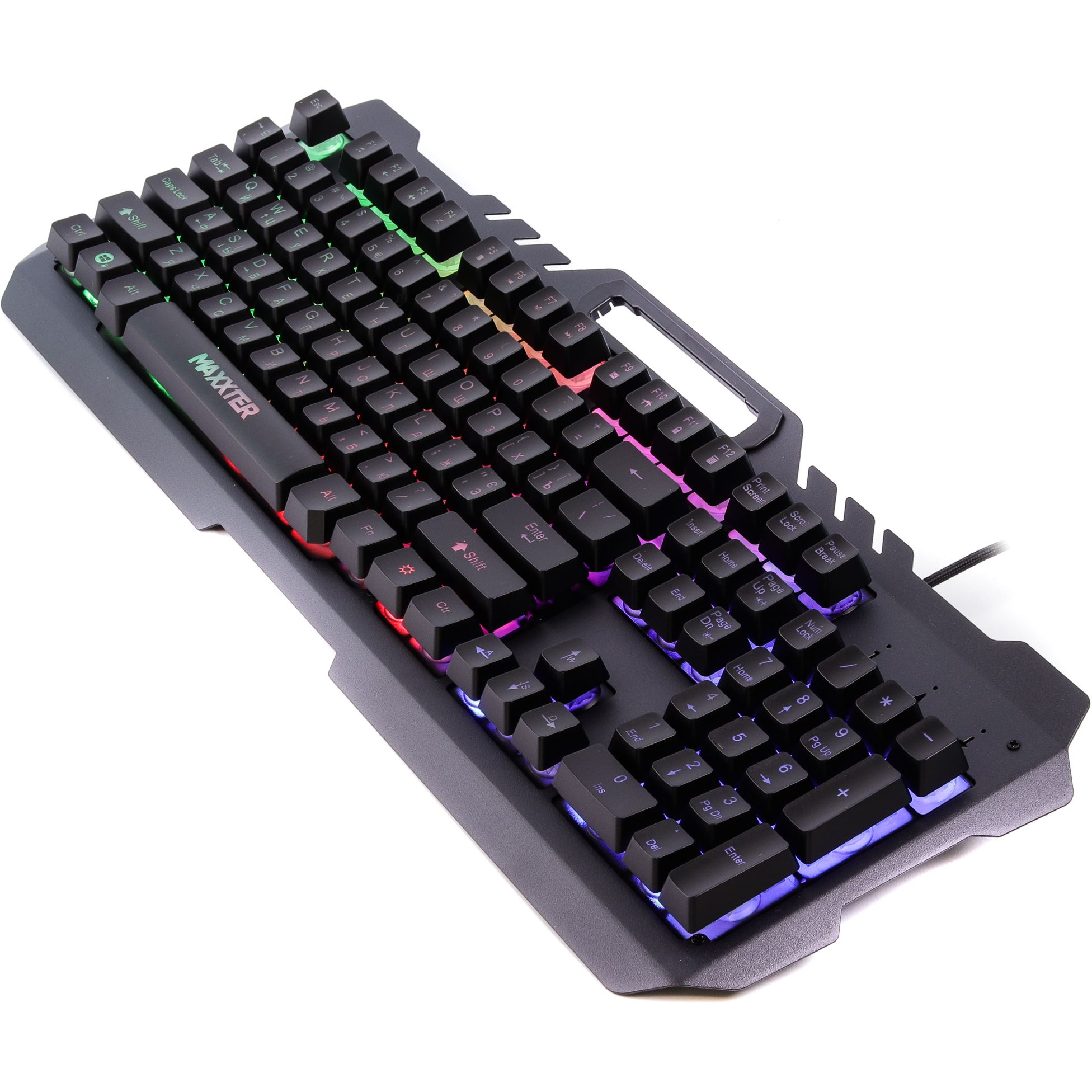 Клавиатура игровая Maxxter KBGUML01UA с подсветкой black (1605337) - фото 4