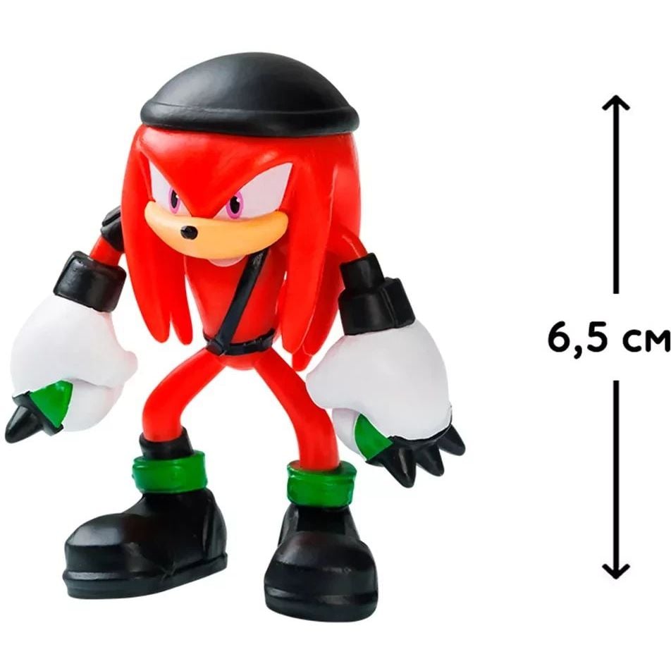 Ігрова фігурка Sonic Prime Наклз Готовий до бою, 6,5 см (SON2010G) - фото 3