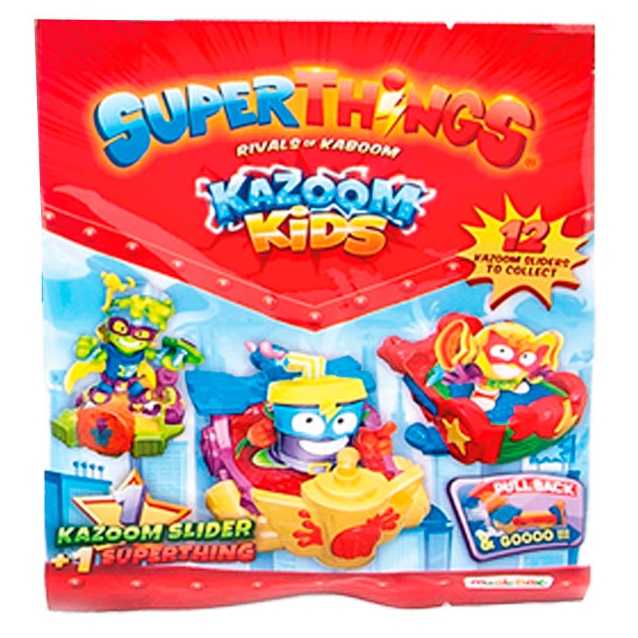 Игрушка сюрприз SuperThings Kazoom Kids игровой набор S1 Казум-Слайдер (PST8D812IN00) - фото 1