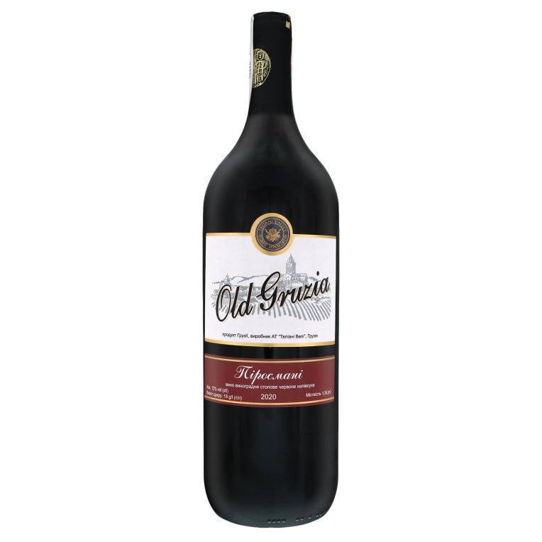 Вино Old Gruzia Піросмані, червоне, напівсухе, 11,5%, 1,5 л (769759) - фото 1