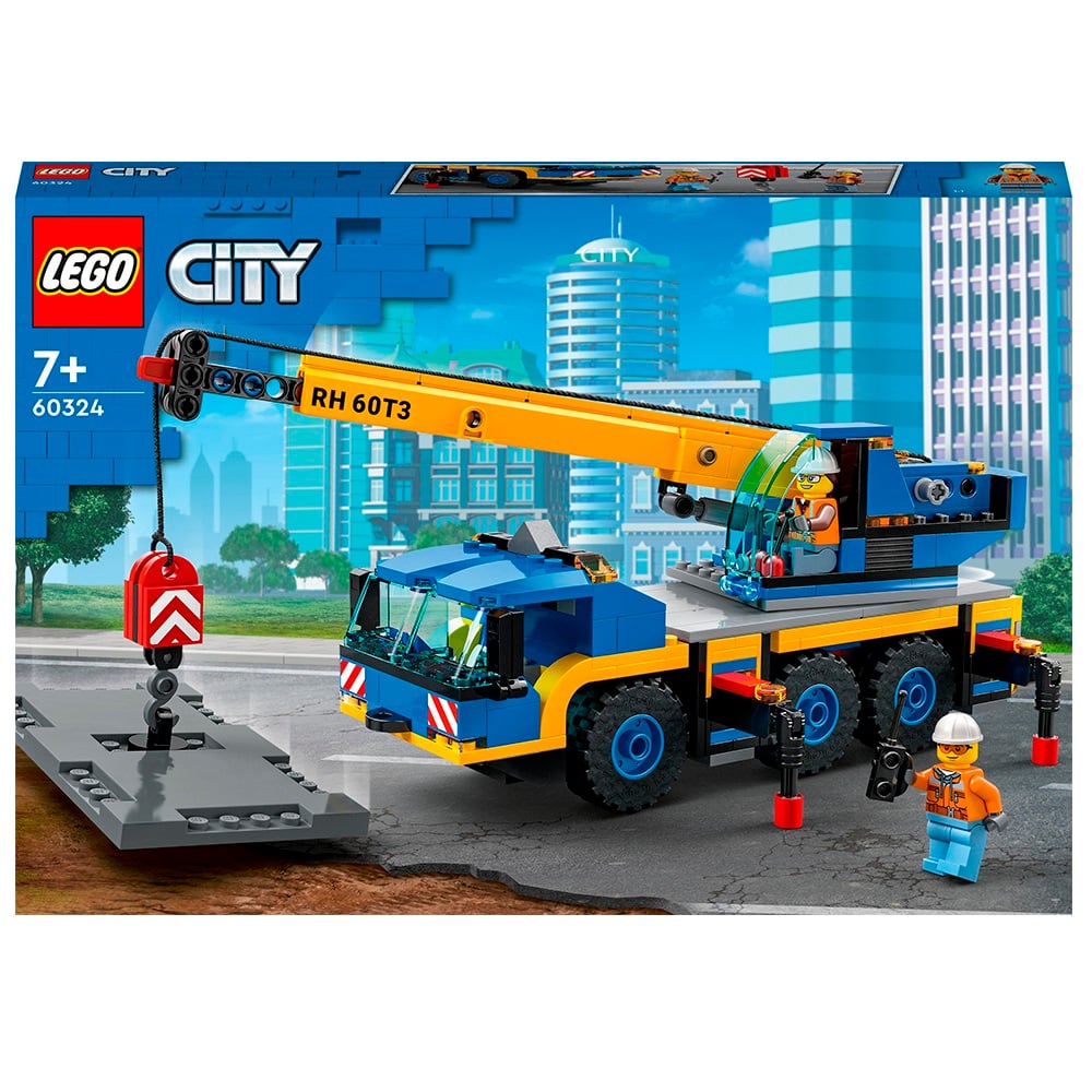 Конструктор LEGO City Мобильный кран, 340 деталей (60324) - фото 1