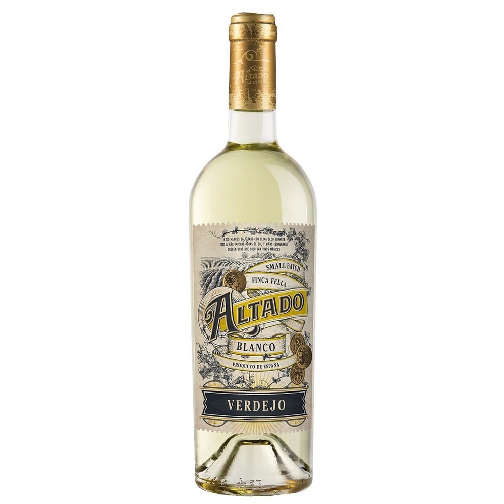 Вино Finca Fella Altado Verdejo, белое, сухое, 12,5 %, 0,75 л (8000019827842) - фото 1