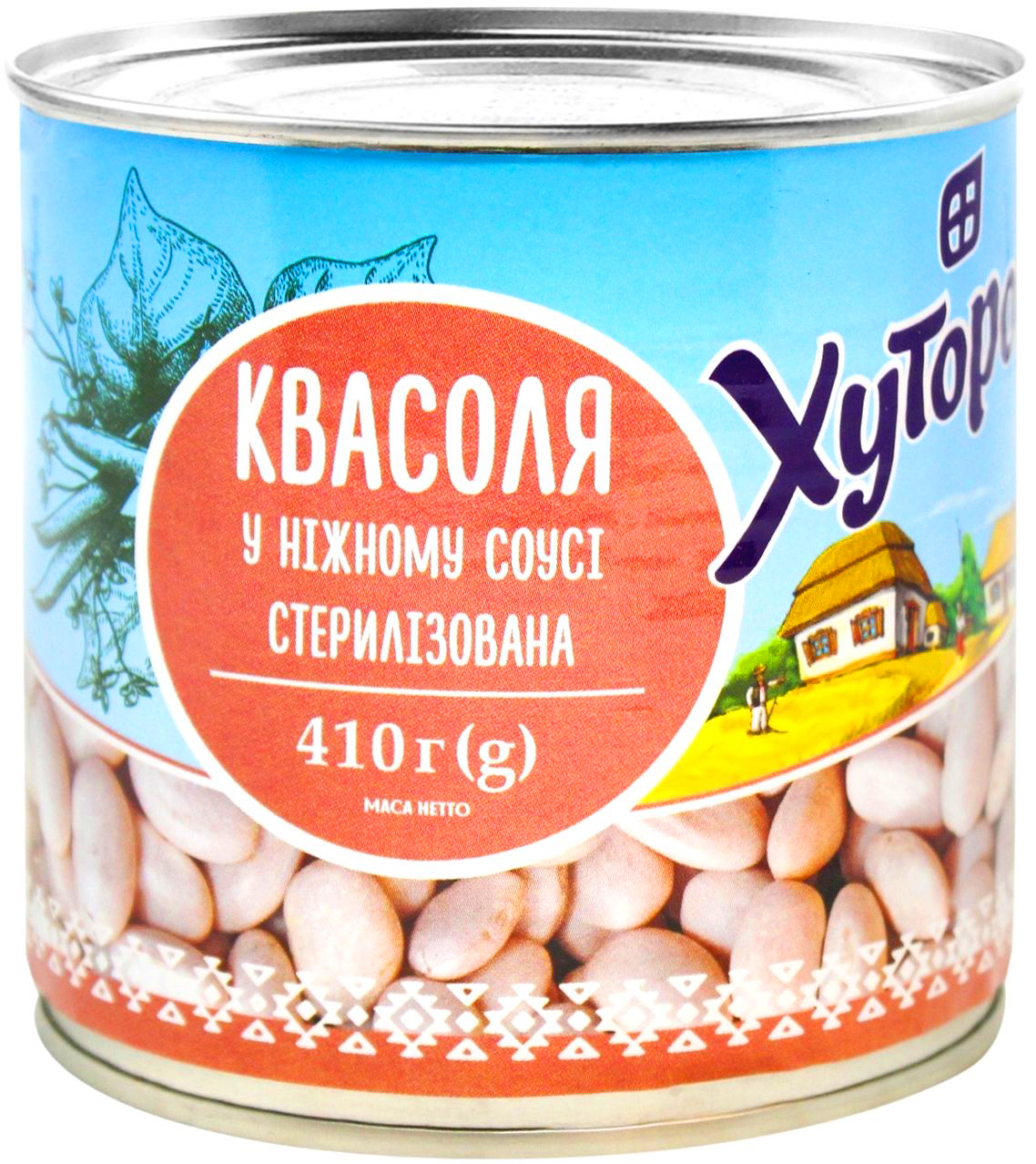 Квасоля Хуторок в ніжному соусі 410 г - фото 1