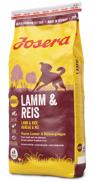 Сухий корм для собак зі зниженою активністю Josera Lamm&Reis, з ягням, 0,9 кг - фото 1