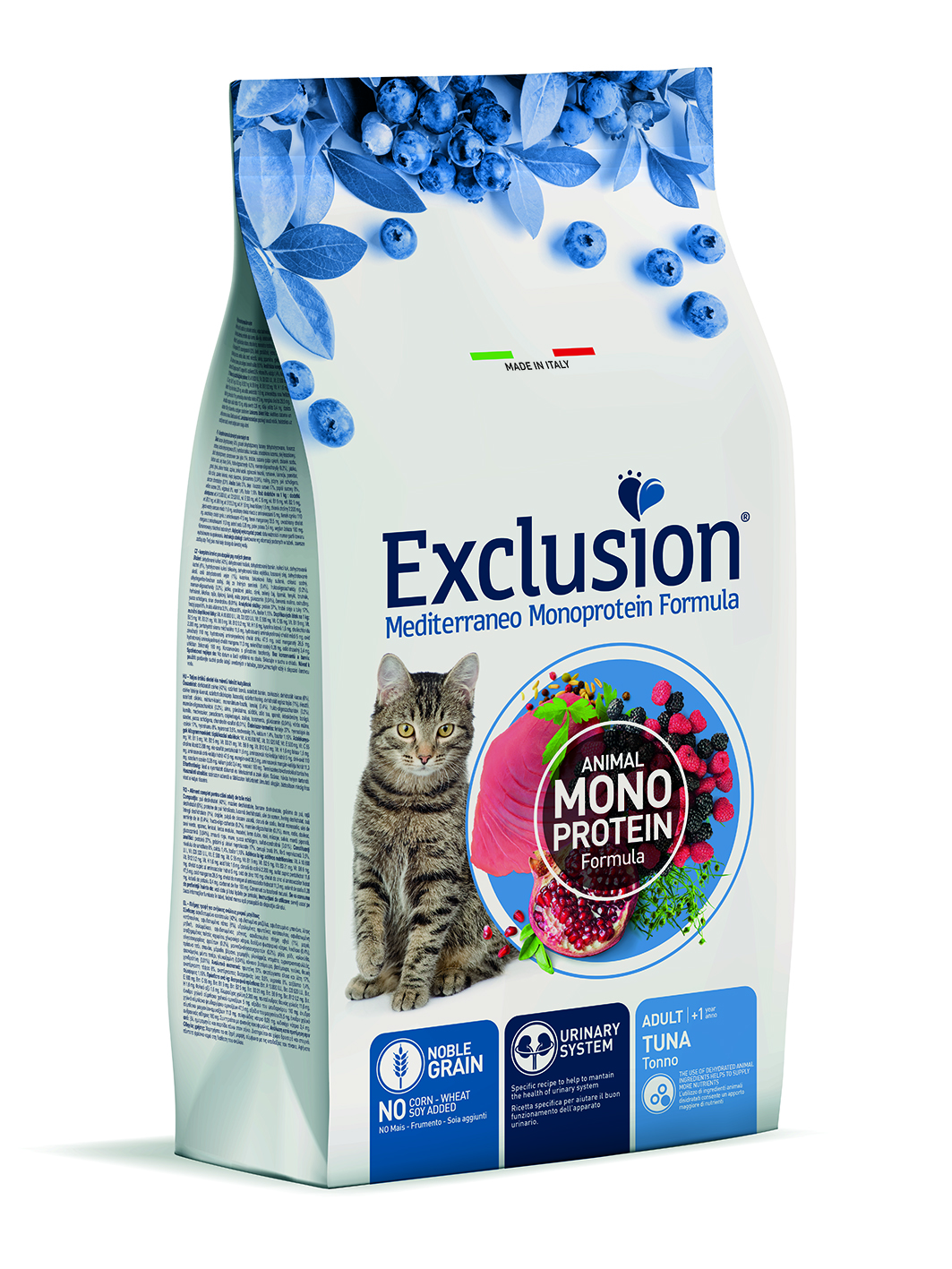 Сухий корм для котів Exclusion Noble Grain Cat Adult Tuna, 1,5 кг - фото 1