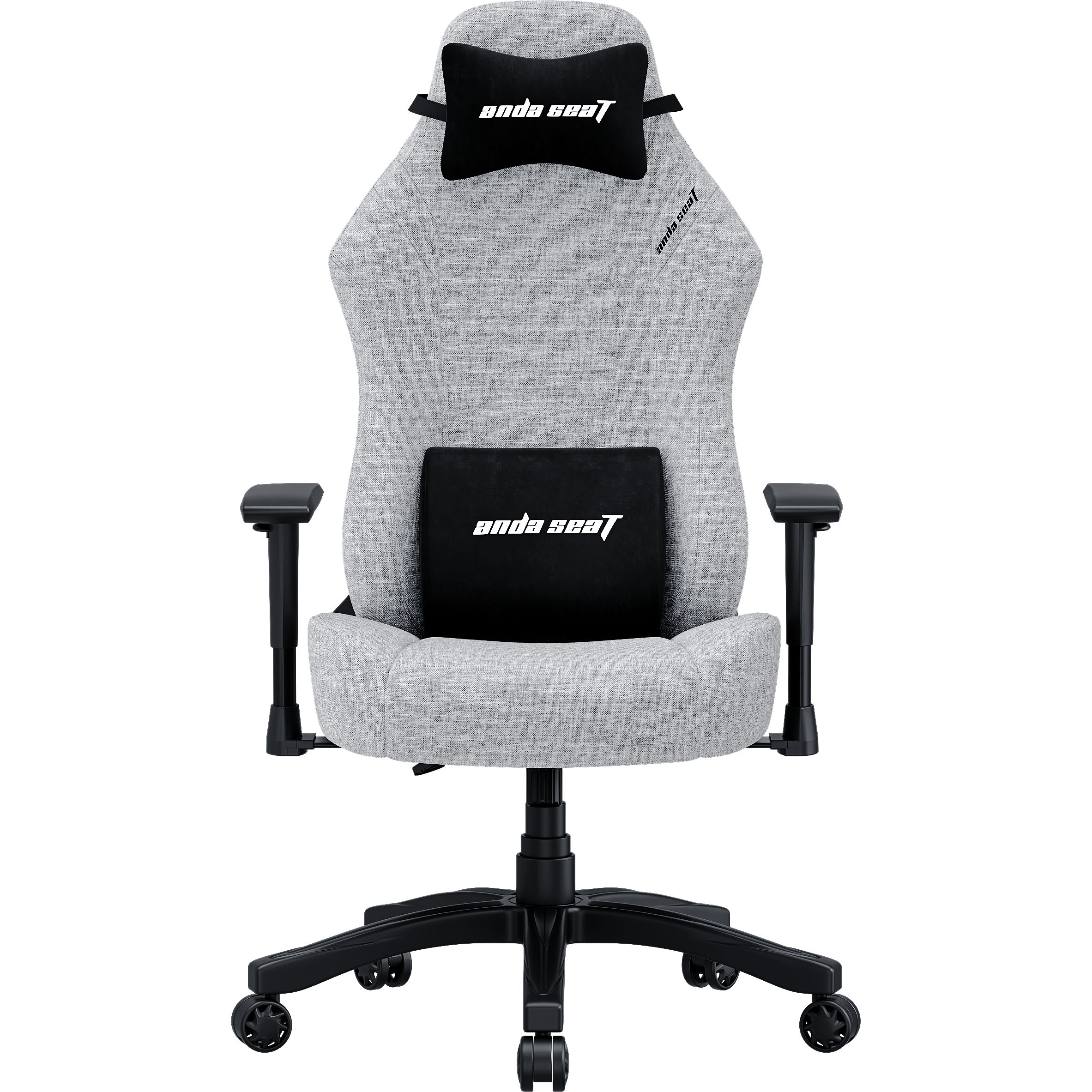 Кресло игровое Anda Seat Luna Size L Grey Fabric (AD18-44-GF) - фото 1