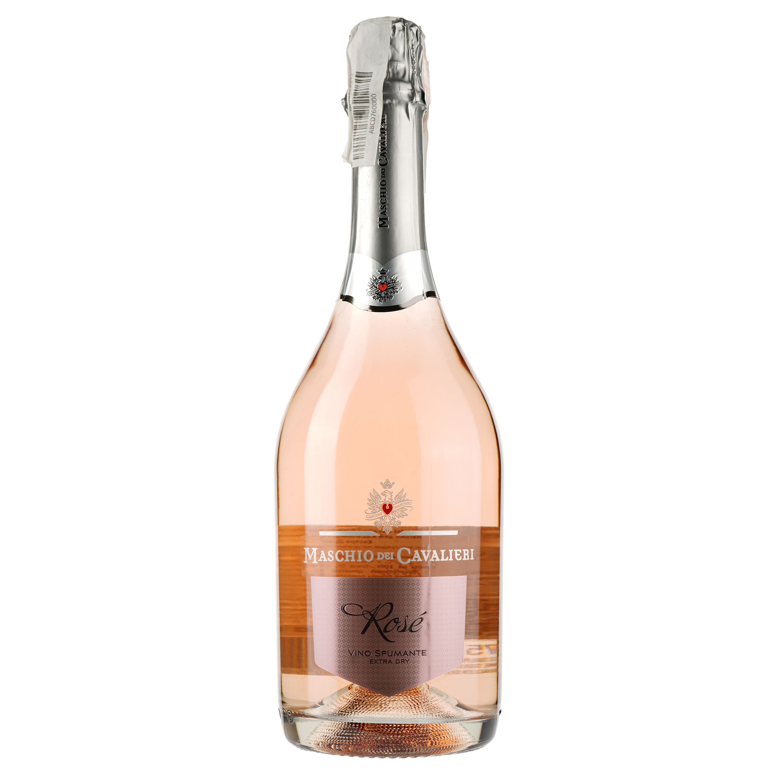 Вино ігристе Maschio dei Cavalieri Rose Extra Dry Spumante, рожеве, 11,5%, 0,75 л - фото 1