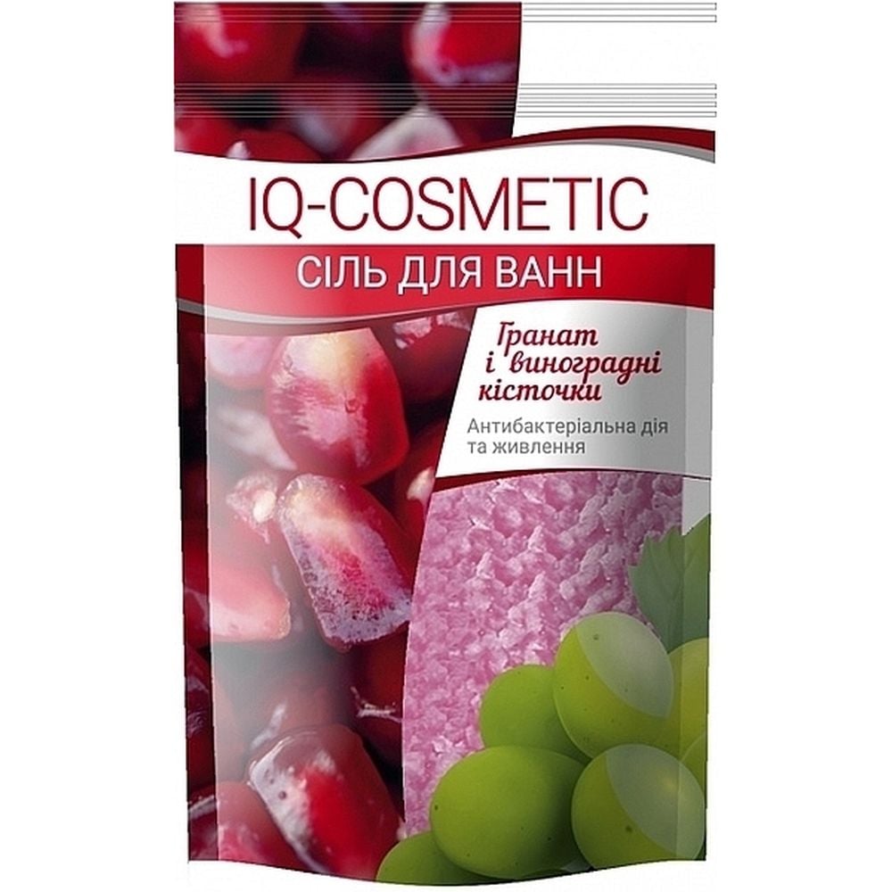 Соль для ванн IQ-Cosmetic Гранат и виноградные косточки 500 г - фото 1