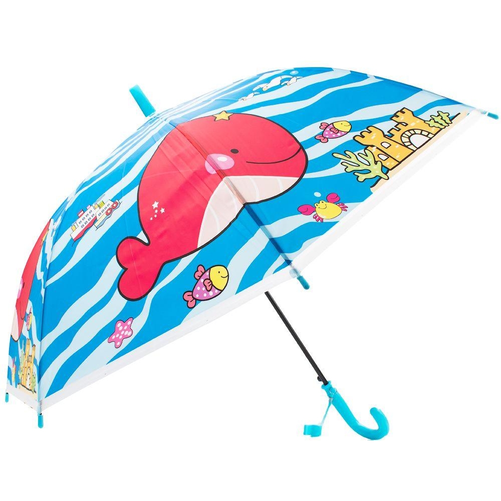 Дитяча парасолька-палиця напівавтомат Torm 83 см синя - фото 1