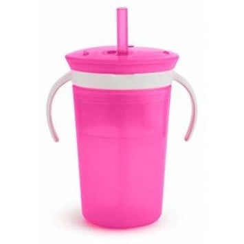 Чашка-контейнер Munchkin Snack and Sip, 266 мл, рожевий (10867.02) - фото 1