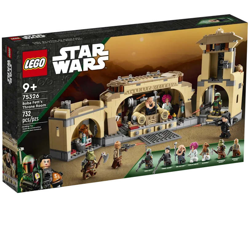 Конструктор LEGO Star Wars Тронный зал Бобы Фетта, 732 деталей (75326) - фото 2