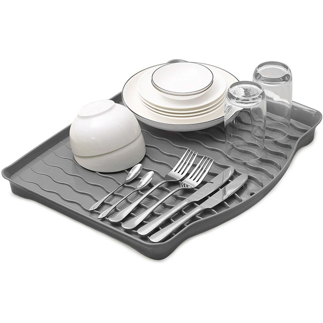 Сушилка для посуды МВМ My Home, серый (DR-01 GRAY) - фото 1