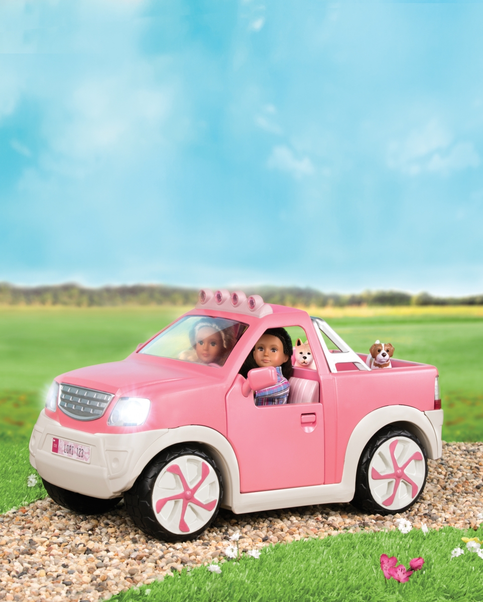 Транспорт для кукол Lori Джип с FM-радио, розовый (LO37033Z) - фото 3