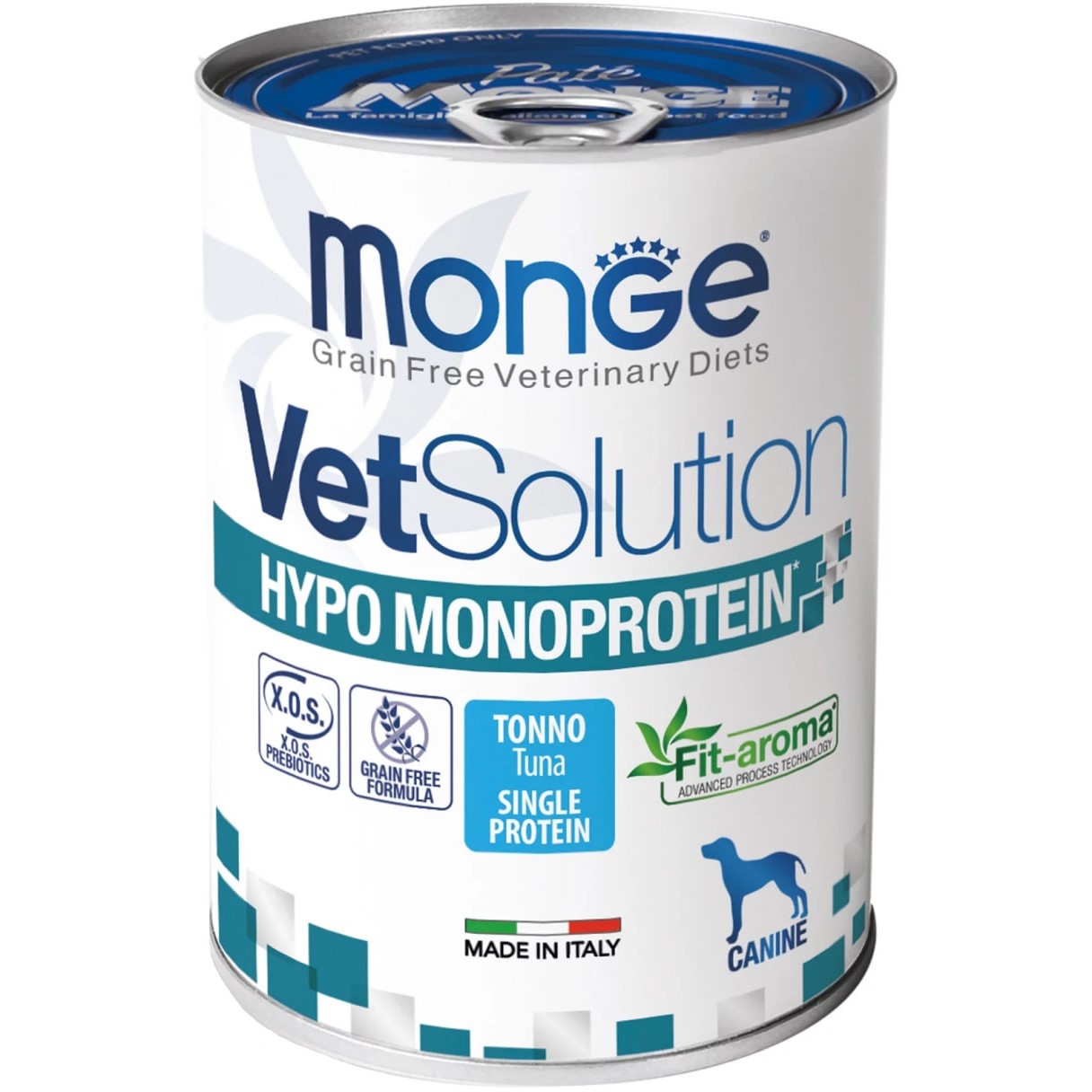 Вологий корм для собак Monge VetSolution Wet Hypo Monoprotein з тунцем 400 г - фото 1