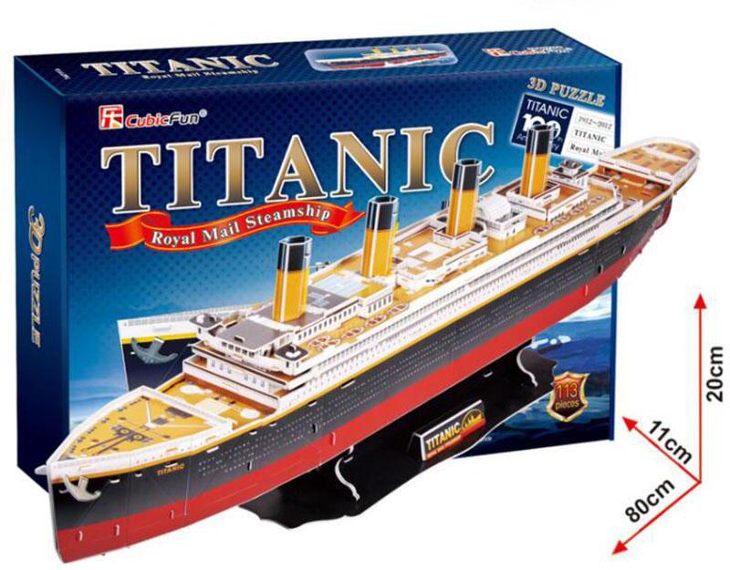 Пазл 3D CubicFun Titanic, 113 елементів (T4011h) - фото 3