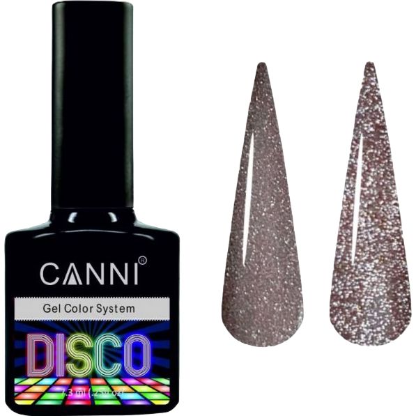 Светоотражающий гель-лак Canni Disco 3D flash №556 капучино 7.3 мл - фото 1