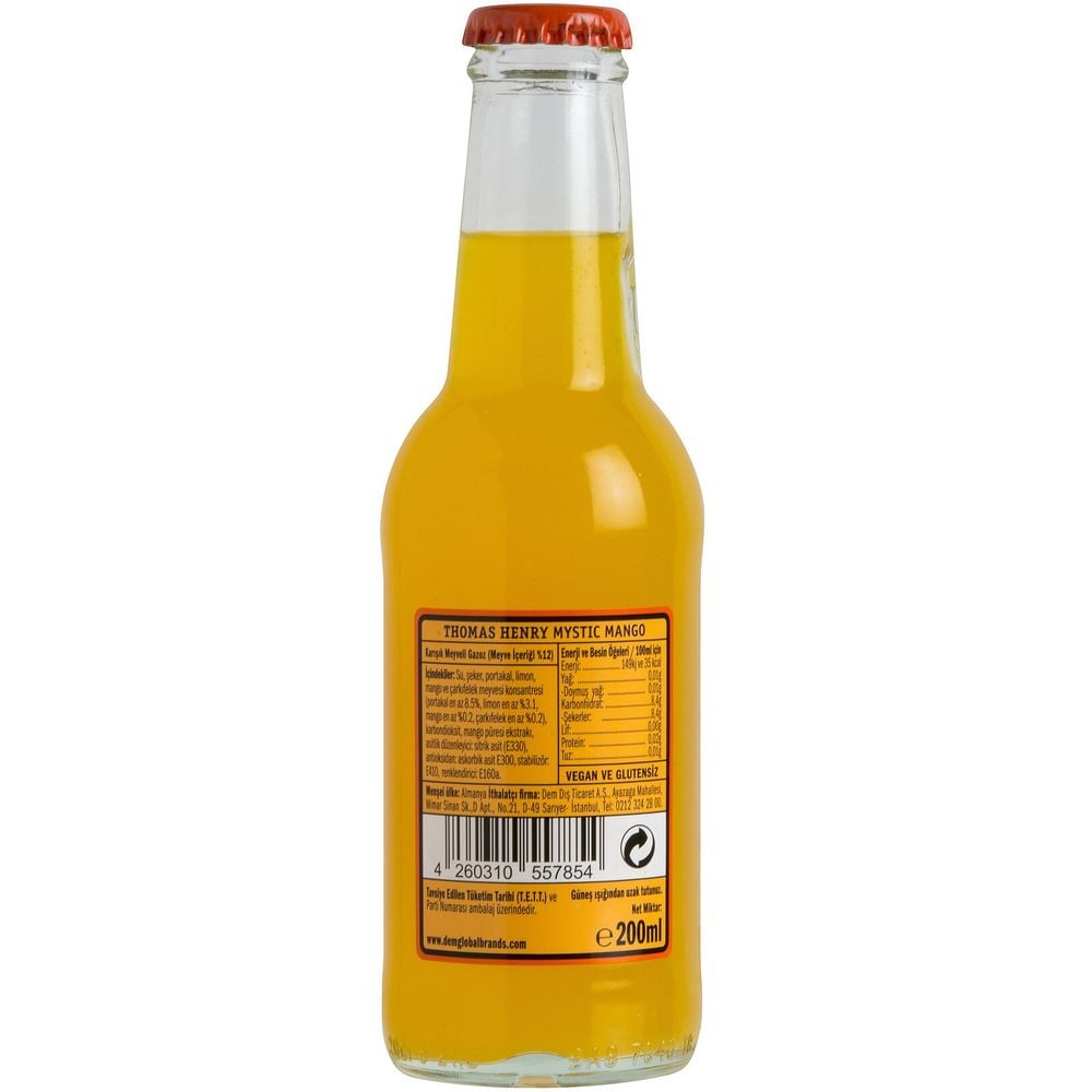 Напій Thomas Henry Mystic Mango Lemonade безалкогольний 200 мл (833470) - фото 2