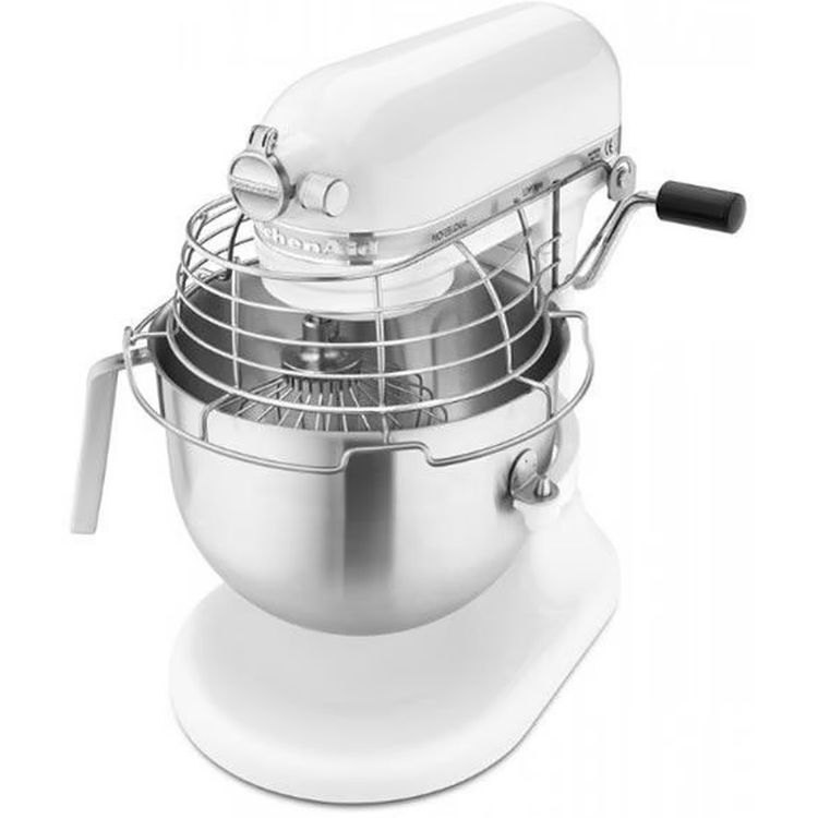 Планетарный миксер KitchenAid Professional 6.9 л белый (5KSM7990XEWH) - фото 4