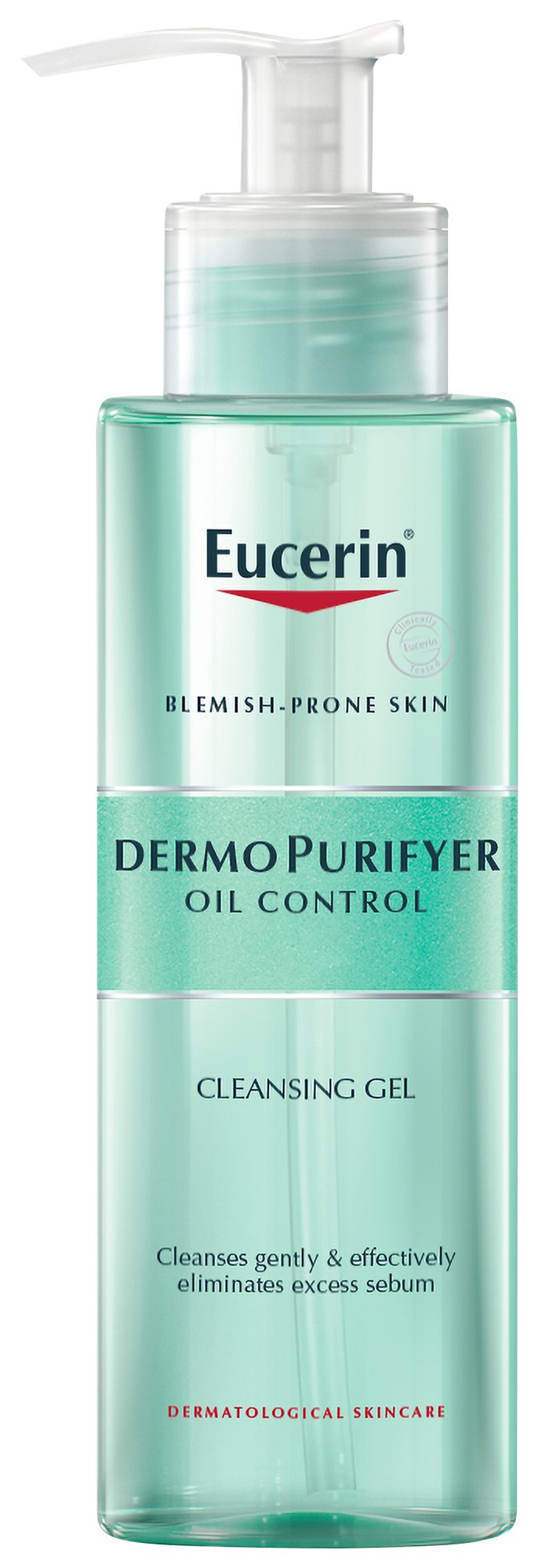 Очищуючий гель для вмивання Eucerin DermoPurifyer, для проблемної шкіри, 200 мл - фото 1