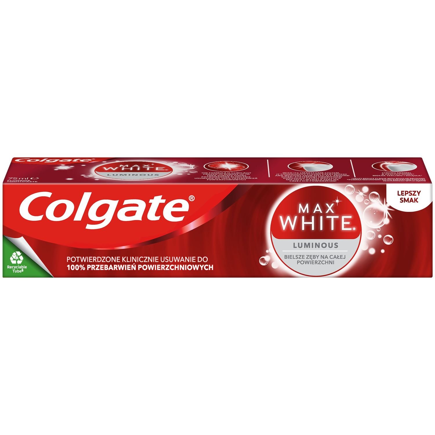 Зубна паста ColgateMax White Luminous 75 мл - фото 7