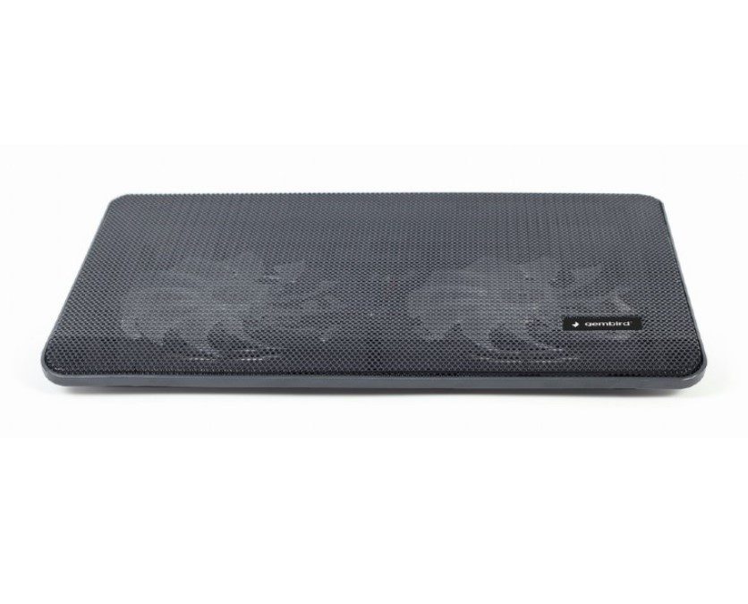 Охолоджувальна підставка для ноутбука Gembird NBS2F1505 2x120 мм 15 дюймів  - фото 3