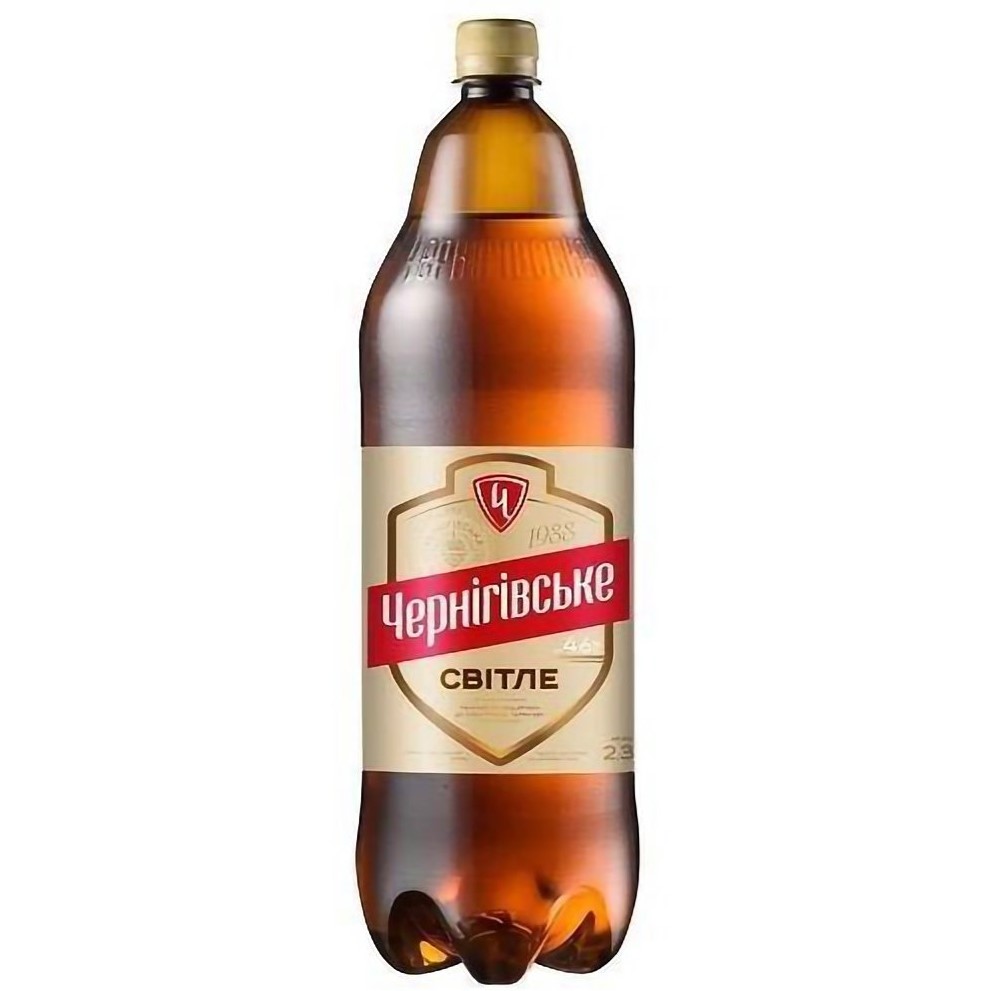 Пиво Чернігівське світле, 4,6%, 2,3 л (744381) - фото 1