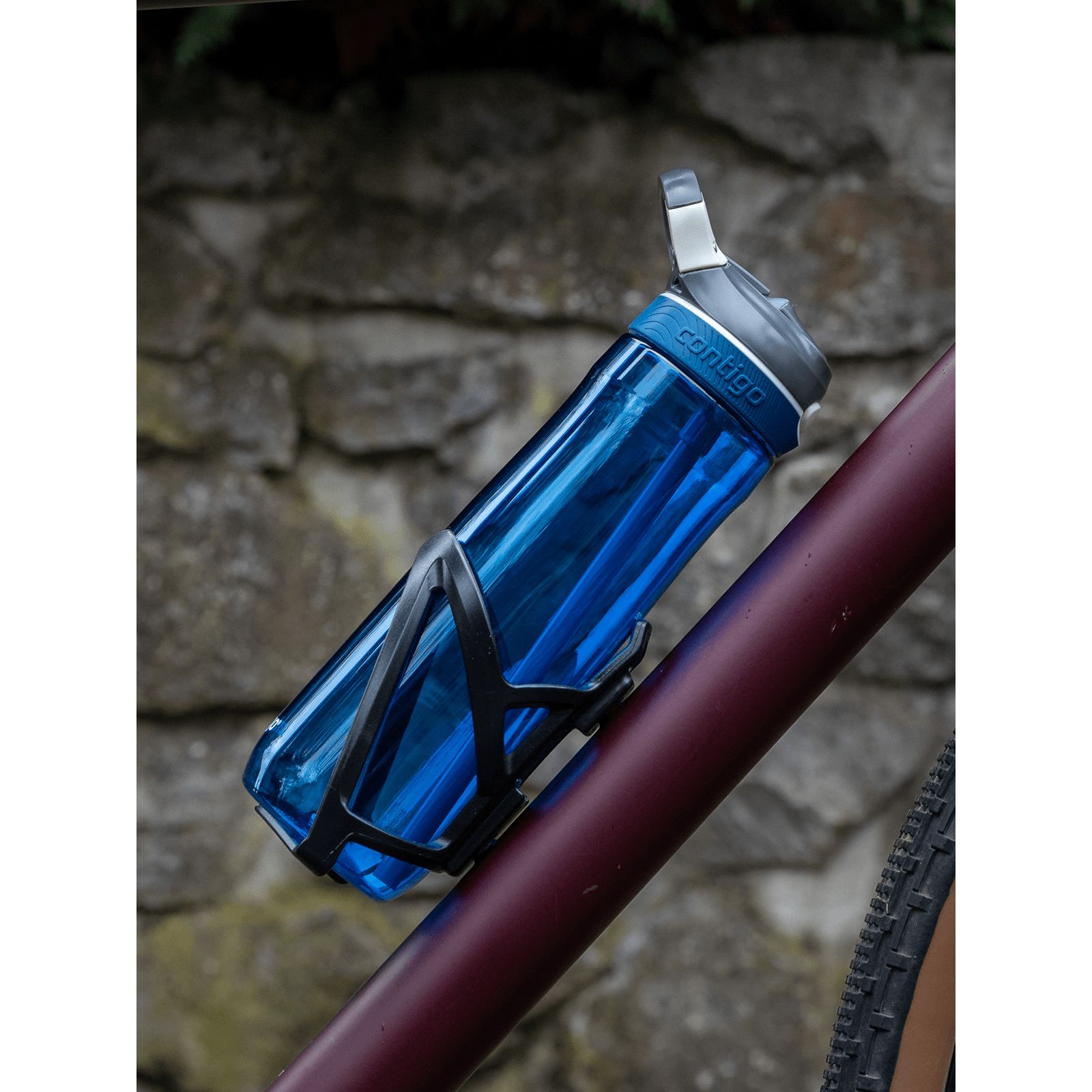 Бутылка для воды Contigo Ashland спортивная синяя 0.72 л (2191379) - фото 8