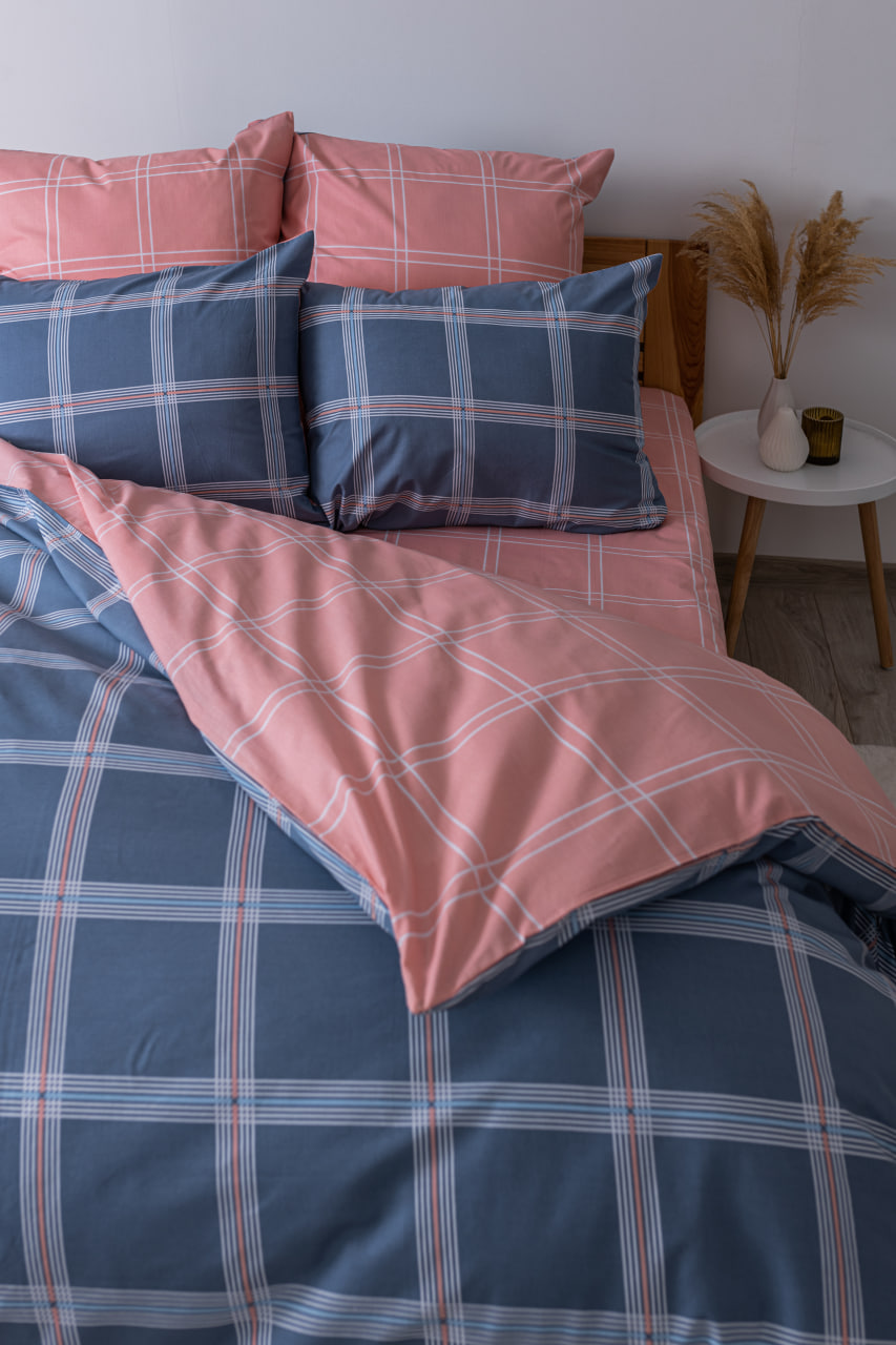 Комплект постельного белья ТЕП Soft dreams Wonderful Life двуспальный серый с розовым (2-03858_26055) - фото 4