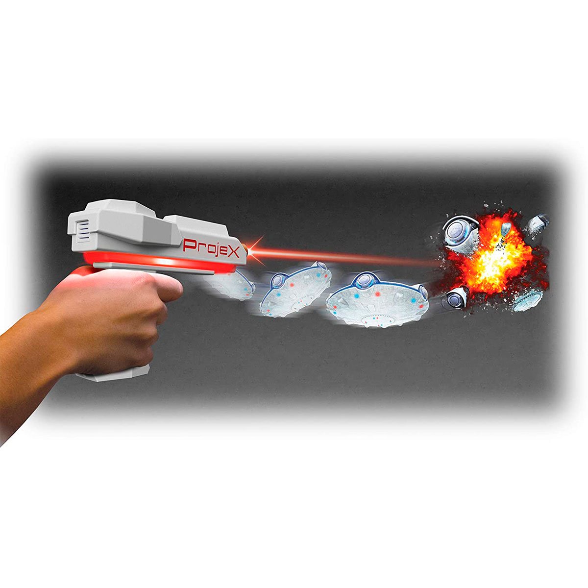 Игровой набор для лазерных боев Laser X Проектор, 2 бластера и 3 слайда (52703) - фото 4