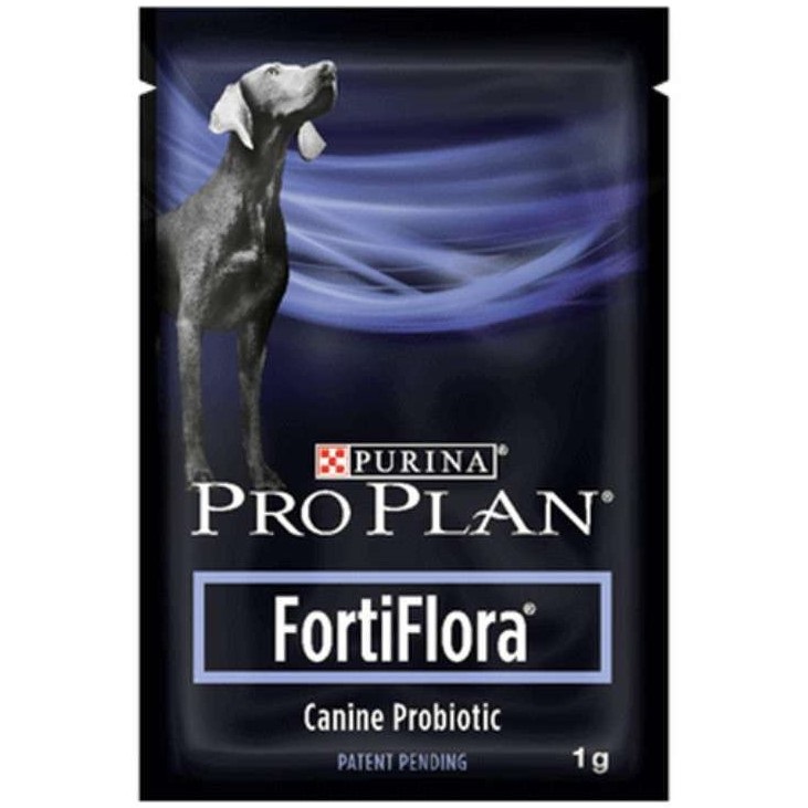 Кормовая добавка с пробиотиком для собак Purina Pro Plan FortiFlora Canine Probiotic для поддержания нормальной миклофлоры желудочно-кишечного тракта 7 х 1 г - фото 1