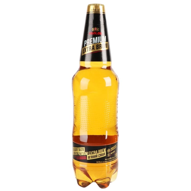 Пиво Оболонь Premium Extra Brew, светлое, 4,6%, 1,1 л (909634) - фото 1