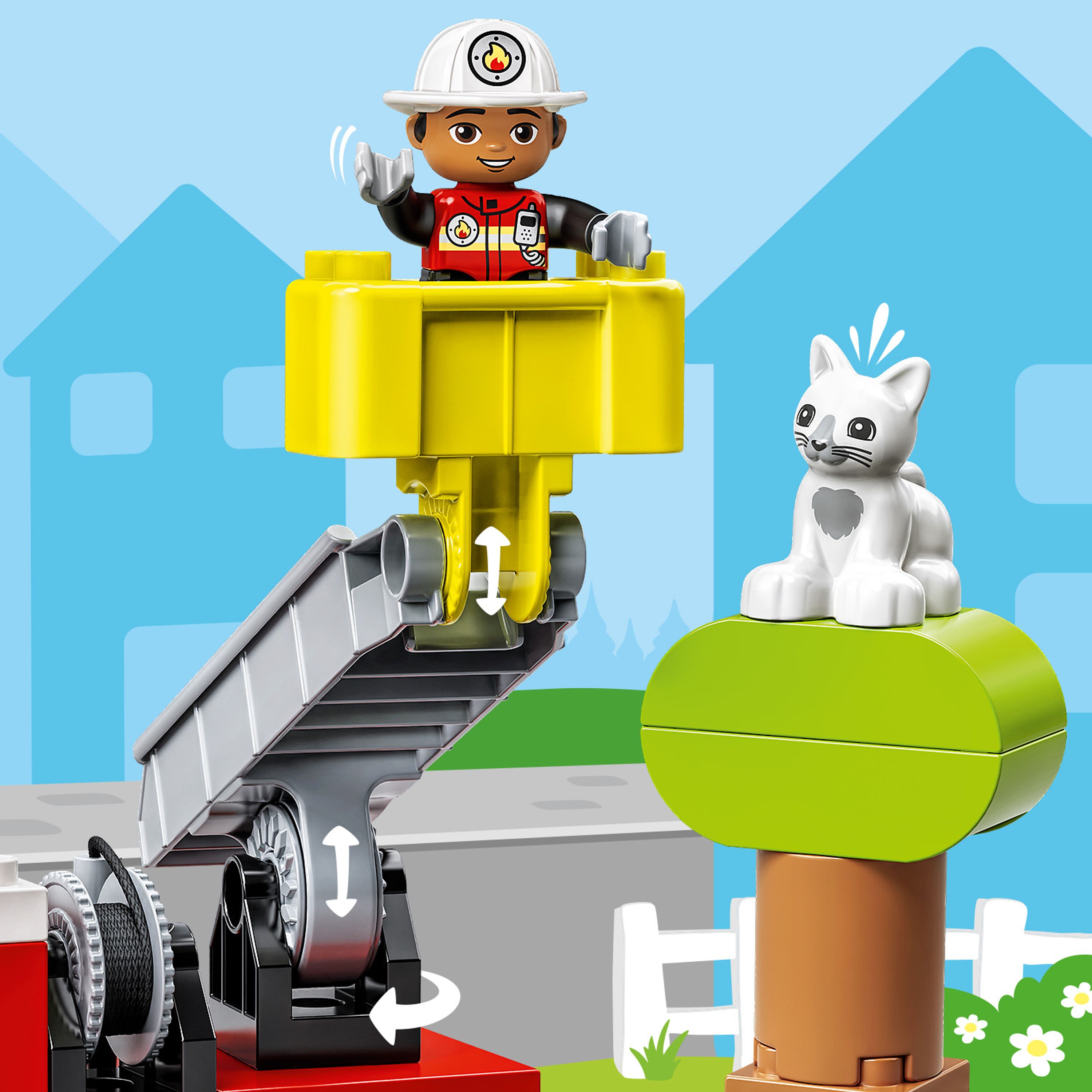 Конструктор LEGO DUPLO Пожарная машина, 21 деталей (10969) - фото 6