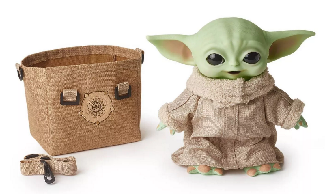 Мягкая игрушка Star Wars Звездные войны Мандалорец Дитя Йода в дорожной сумке (HBX33) - фото 2