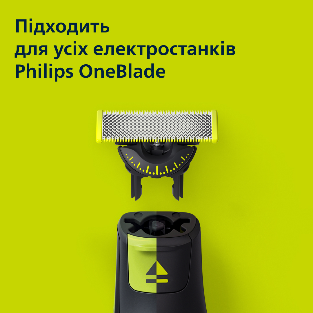 Змінні леза та насадки для тіла Philips OneBlade 360 QP624/50 4 шт. - фото 4