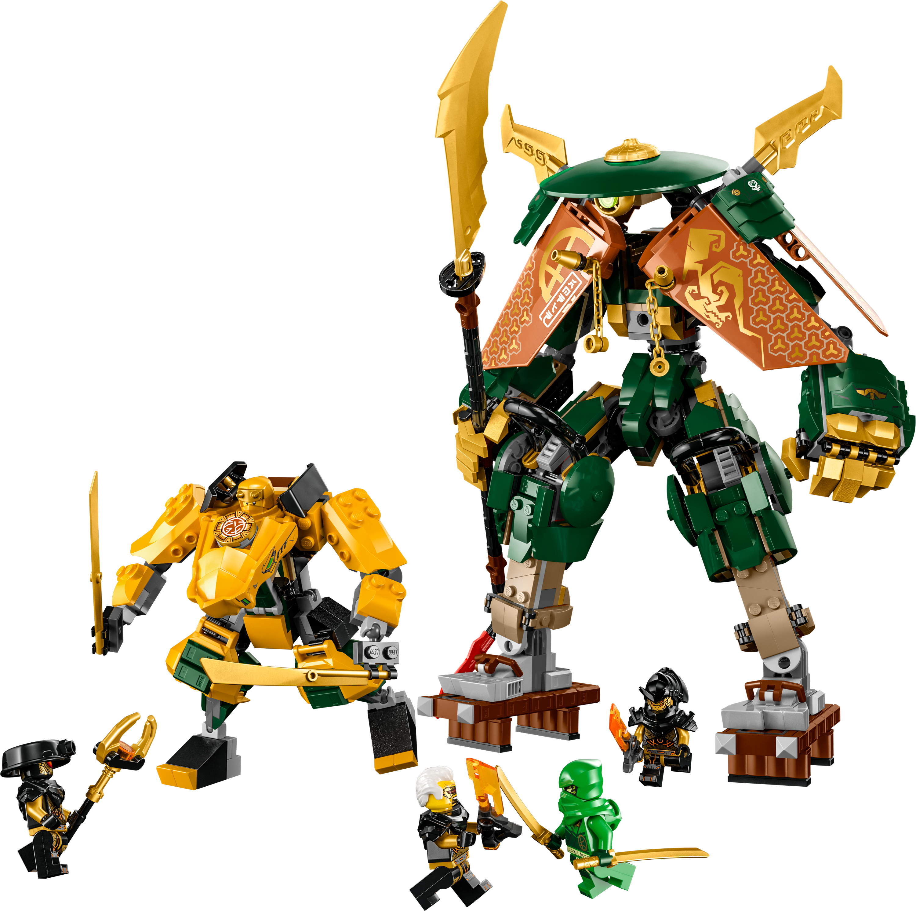 Конструктор LEGO Ninjago Командні роботи ніндзя Ллойда й Арін, 764 деталі (71794) - фото 2