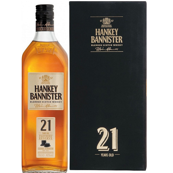 Віскі Hankey Bannister 21 Years Old Partners' Reserve, у коробці, 40%, 0,7 л - фото 1
