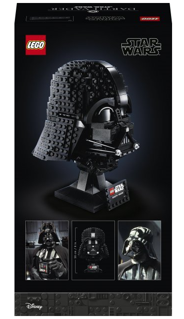 Конструктор LEGO Star Wars Шлем Дарта Вейдера, 834 детали (75304) - фото 2