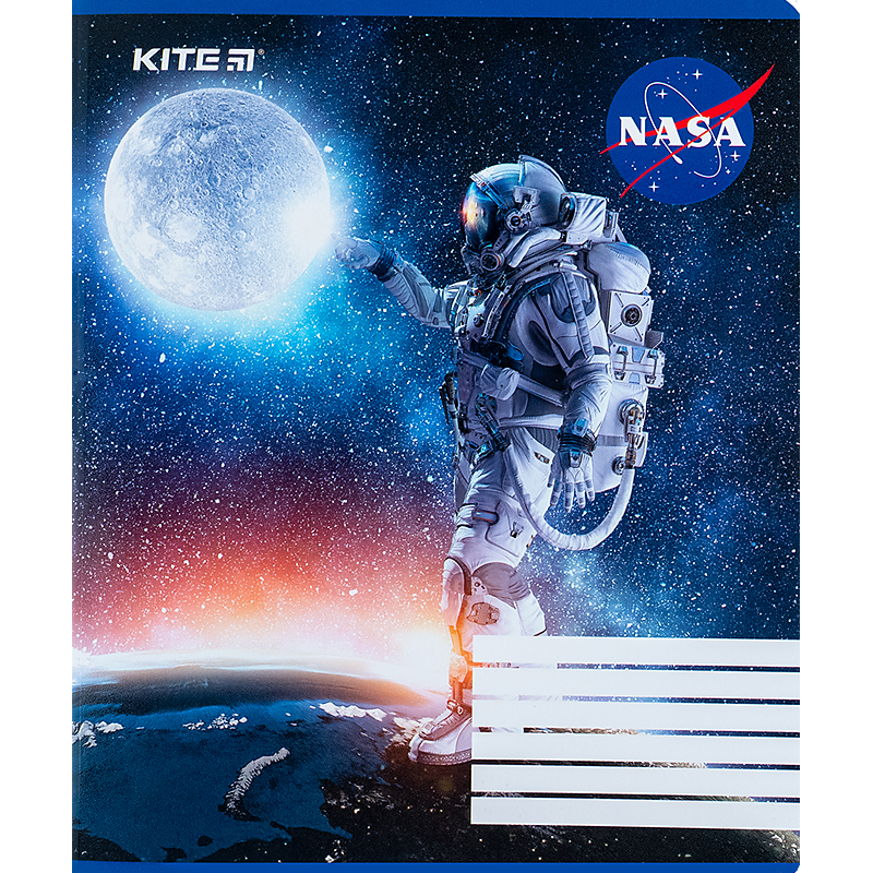 Набор тетрадей Kite NASA А5 в клетку 18 листов 20 шт. (NS24-236) - фото 6