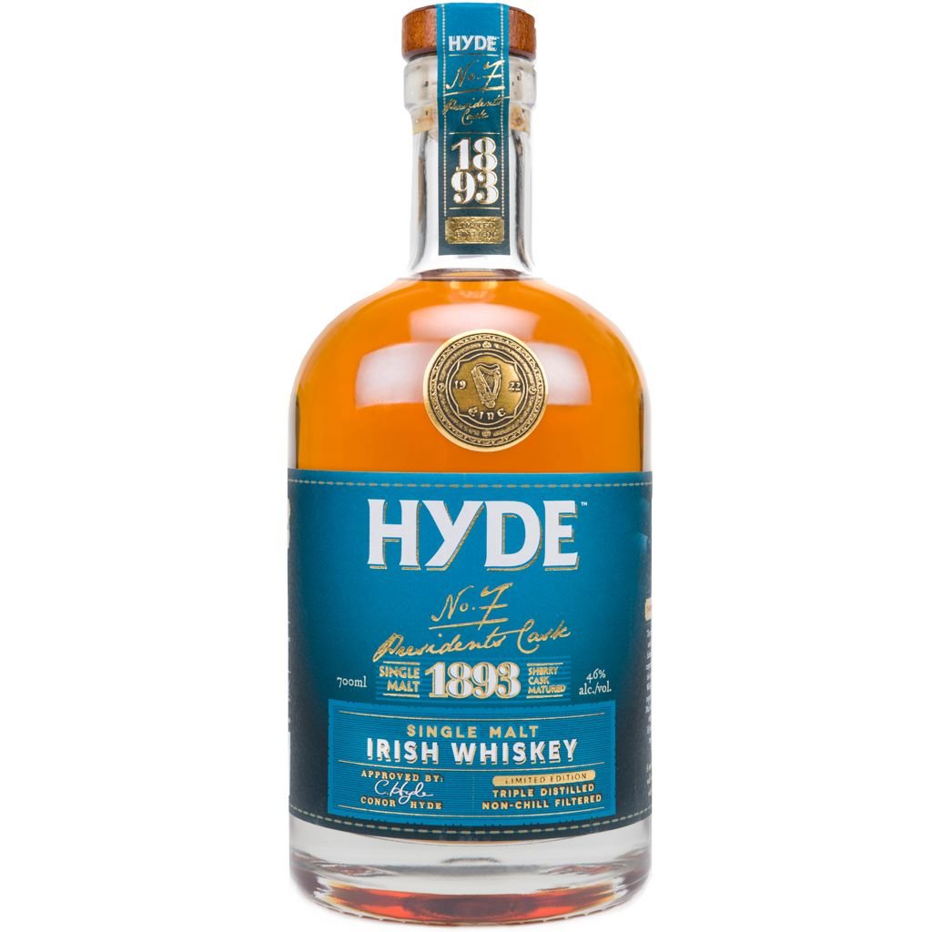 Виски Hyde №7 President’s Cask 1893 Single Malt Irish Whiskey, 46%, 0,7 л - фото 1