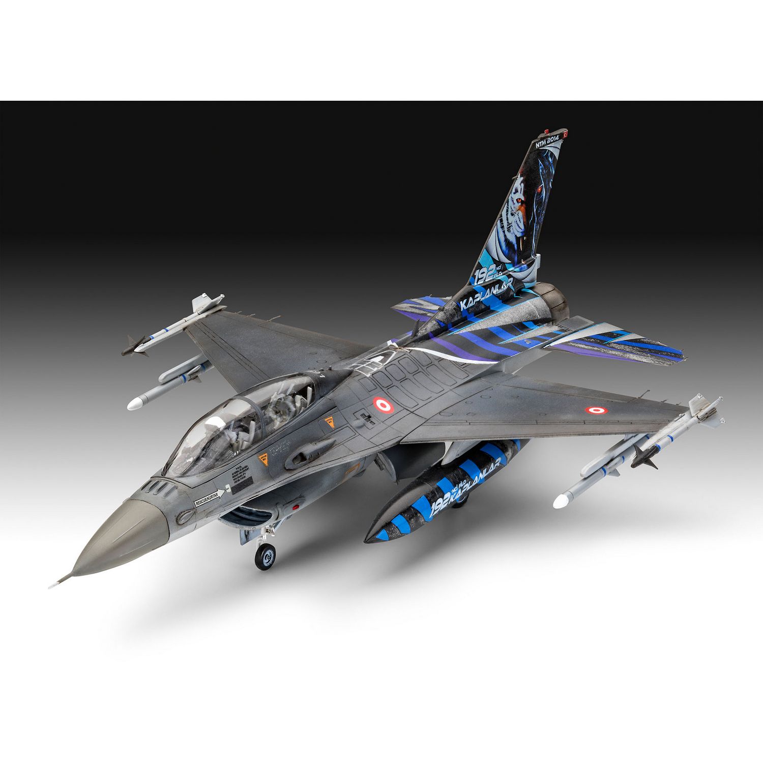 Збірна модель Revell Літак F-16D Tigermeet 2014, рівень 4, масштаб 1:72, 130 деталей (RVL-03844) - фото 4