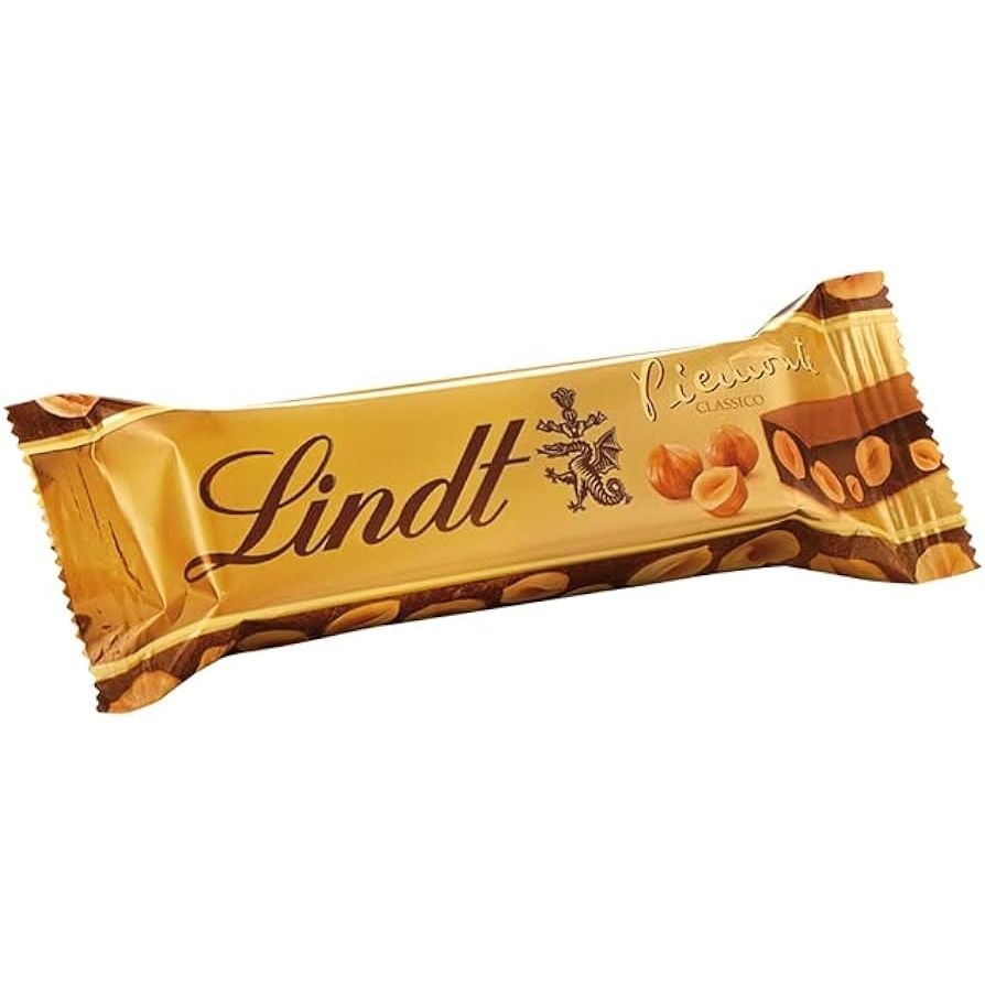 Батончик Lindt з фундуком шоколадний 33 г - фото 1