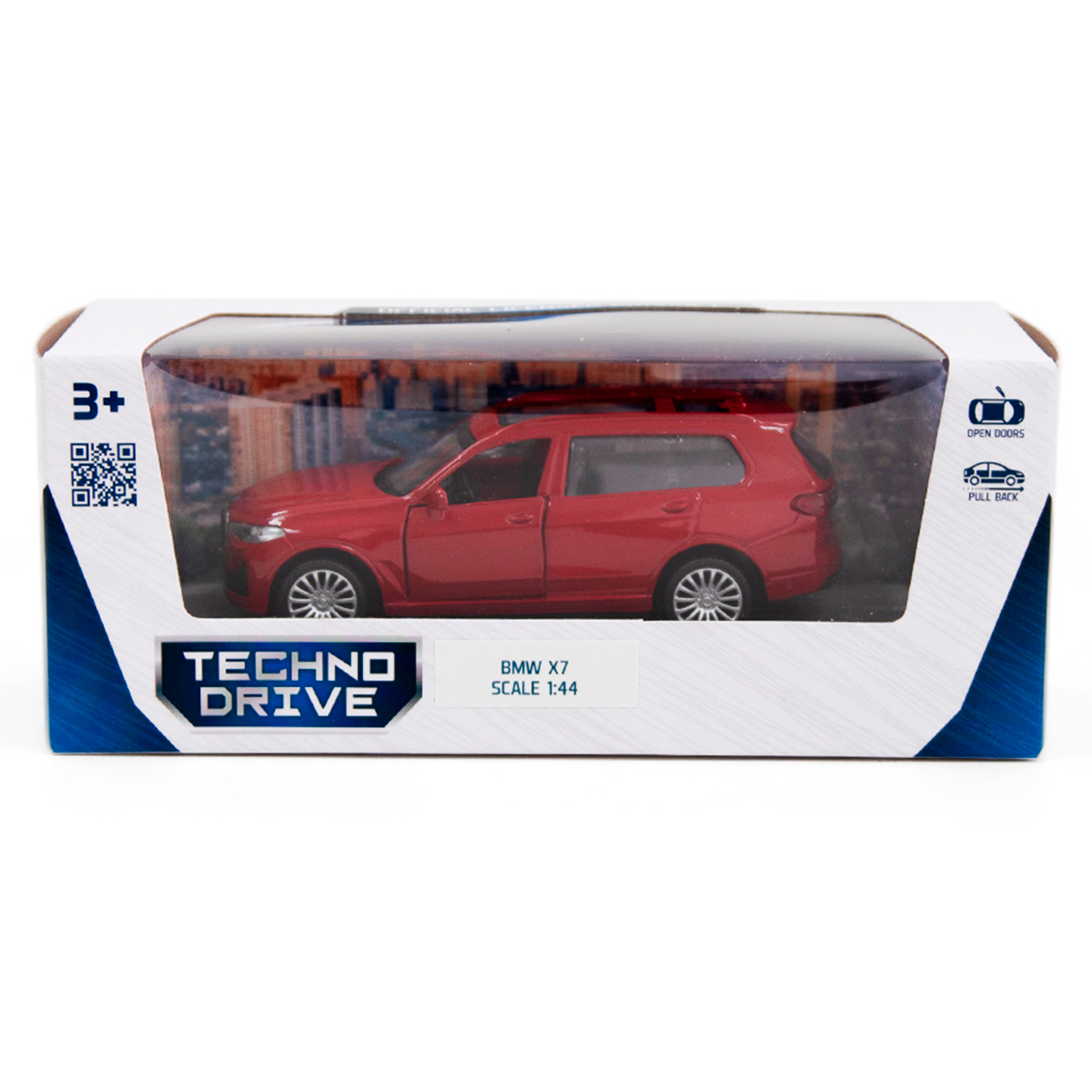 Автомодель TechnoDrive BMW X7, червоний (250271) - фото 11