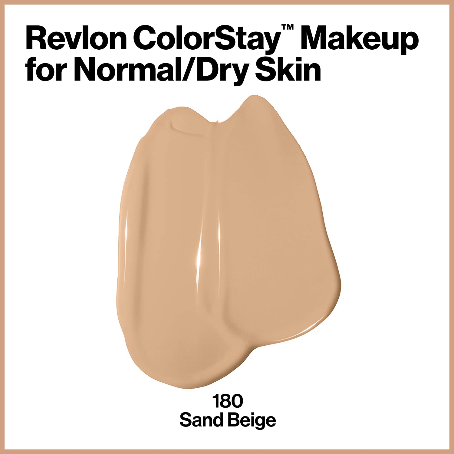Тональний крем для нормальної і сухої шкіри обличчя Revlon Colorstay Makeup Normal and Dry Skin SPF 20, відтінок 180 (Sand Beige), 30 мл (423029) - фото 2