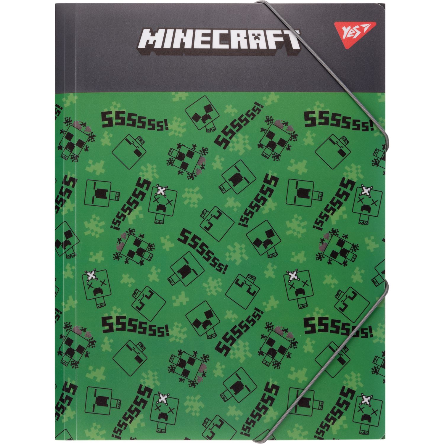 Папка Yes Minecraft Creepers A4 на гумці (492214) - фото 1