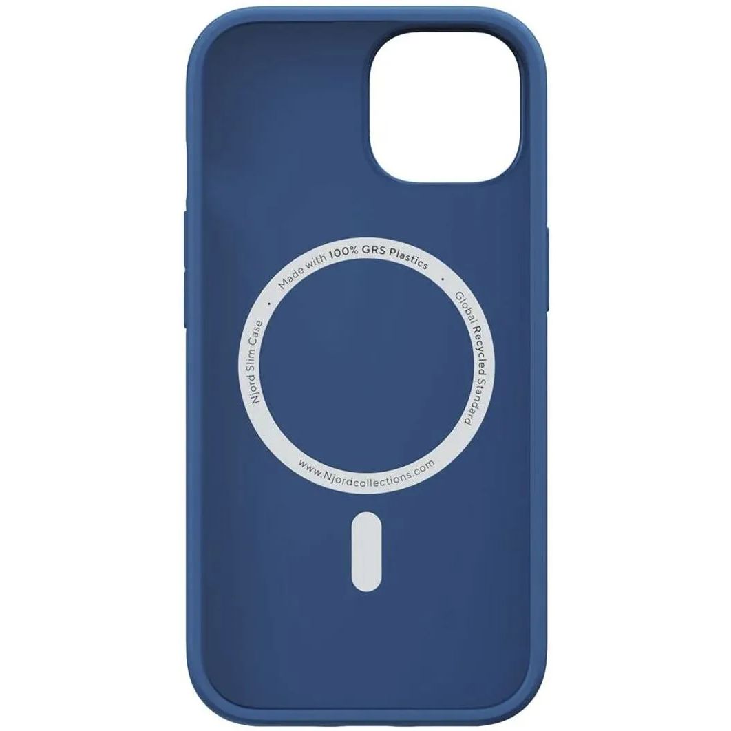 Чохол-накладка Njord 100% GRS MagSafe Case Blue для iPhone 15 - фото 3