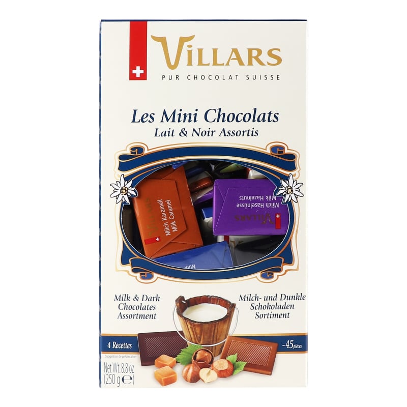 Шоколад Villars Асорті набір міні плиточок, 250 г (489033) - фото 1