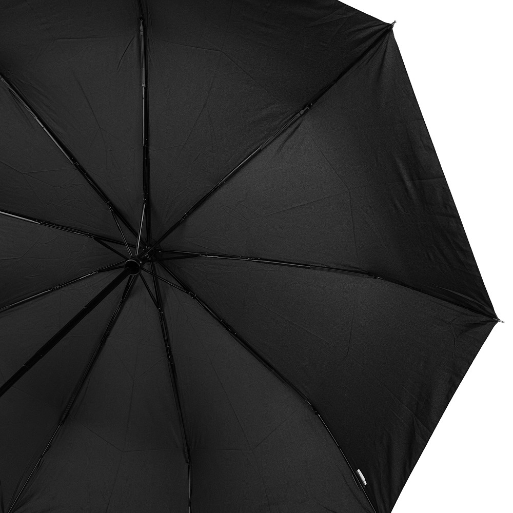 Мужской складной зонтик полный автомат Lamberti 120 см черный - фото 3